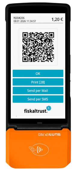 Receipt preview head down rotation